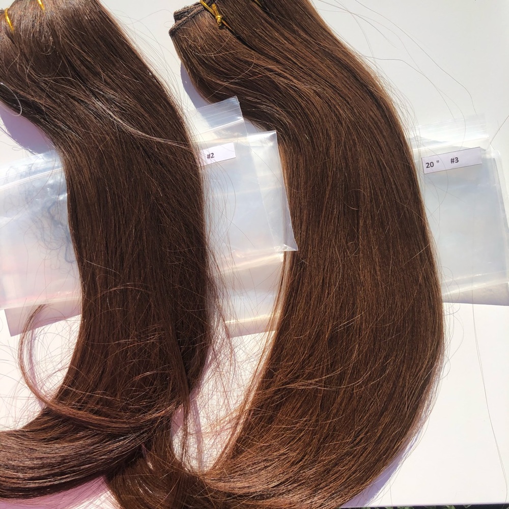 Hair Extension Colors Mixed Browns - Picture 1 of 8
